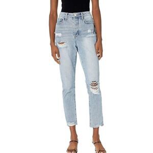 Sam Edelman Jeans Stiletto Straight High Rise Light Size 10